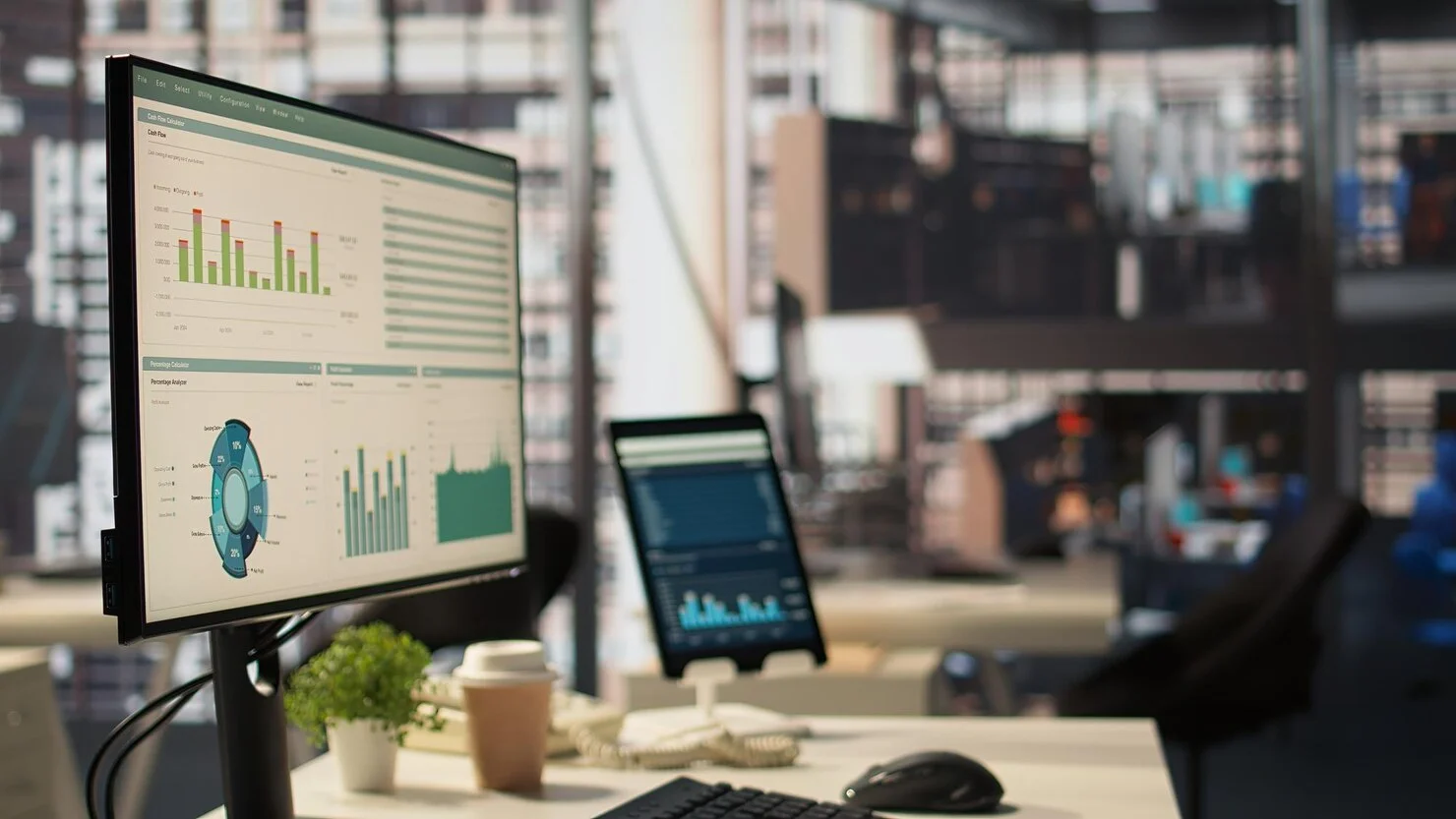 Decking contractor working on a project